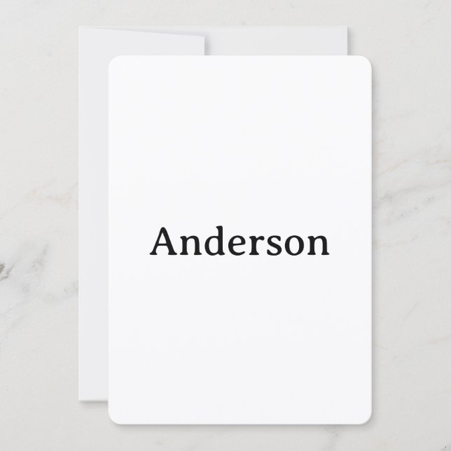 Create Your Own 5" x 7" Rounded Thank You Card (Front)