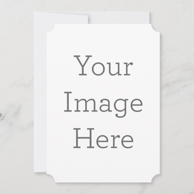 Flat Invitation, Size: 12.7 cm x 17.8 cm, Paper: Signature Matte, Envelopes: White (Front)