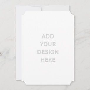Create Your Own 5" x 7" Ticket Invitation