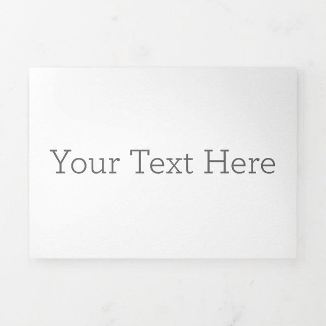 Custom Trifold Letter Fold Invitation, Size: 12.7 cm x 17.8 cm, Paper: NullValue, Envelopes: NullValue (Cover)