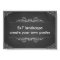 Create your own 5x7" landscape poster print