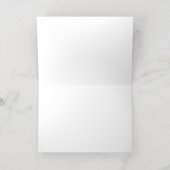 12.7 cm x 17.8 cm Foil Folded Greeting Card , Colour: Silver, Media: Premium White (Inside Laydown)