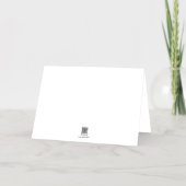 12.7 cm x 17.8 cm Foil Folded Greeting Card , Colour: Silver, Media: Premium White (Back)