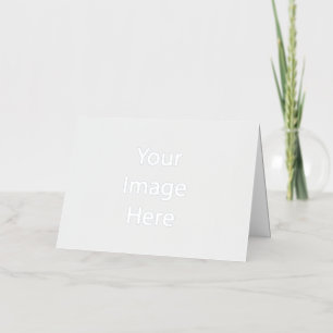 Create Your Own 5x7 Silver Foil Greeting Card