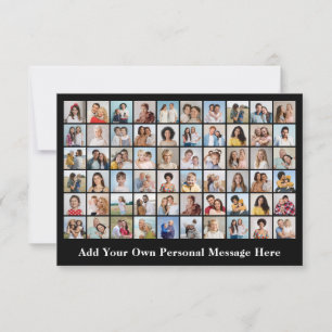 Create Your Own 60 Photo Collage Add Any Greeting Card