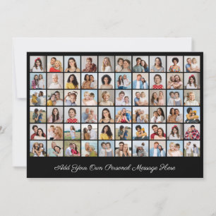 Create Your Own 60 Photo Collage Add Your Greeting Card