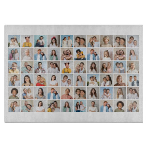 Create Your Own 60 Photo Collage Cutting Board