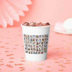 Create Your Own 60 Photo Collage Paper Cups