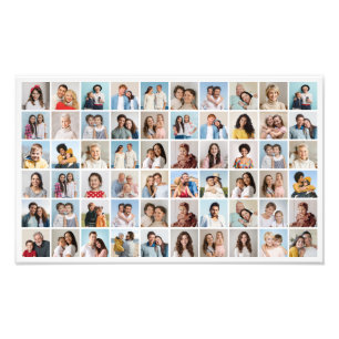 Create Your Own 60 Photo Collage Photo Enlargement Print