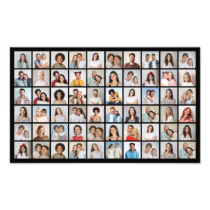 Create Your Own 60 Photo Collage Photo Enlargement Print