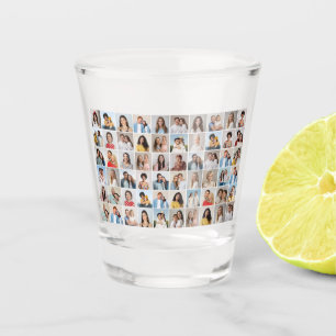 Create Your Own 60 Photo Collage Shot Glass
