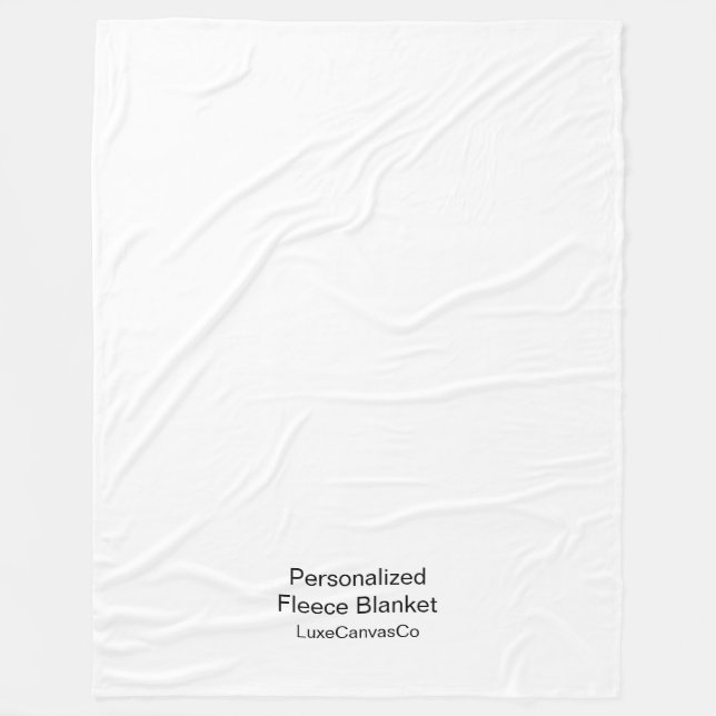 Create your own 60" x 80" fleece blanket (Front)