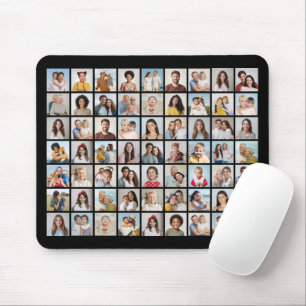 Create Your Own 63 Photo Collage Mouse Pad