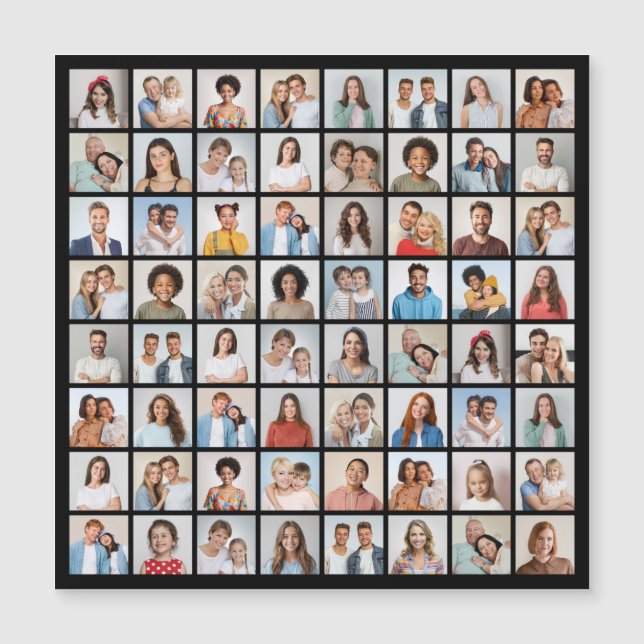 Create Your Own 64 Photo Collage (Front)