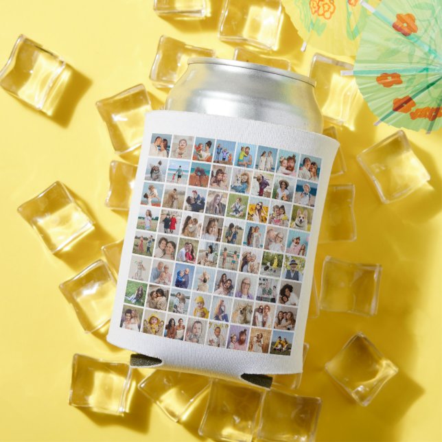 Create Your Own 64 Photo Collage Can Cooler (In Situ Summer)