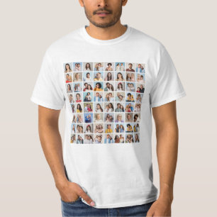 Create Your Own 64 Photo Collage T-Shirt