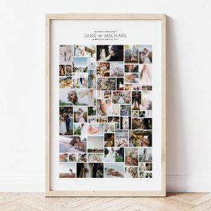 Create Your Own 66 Photo Collage Poster
