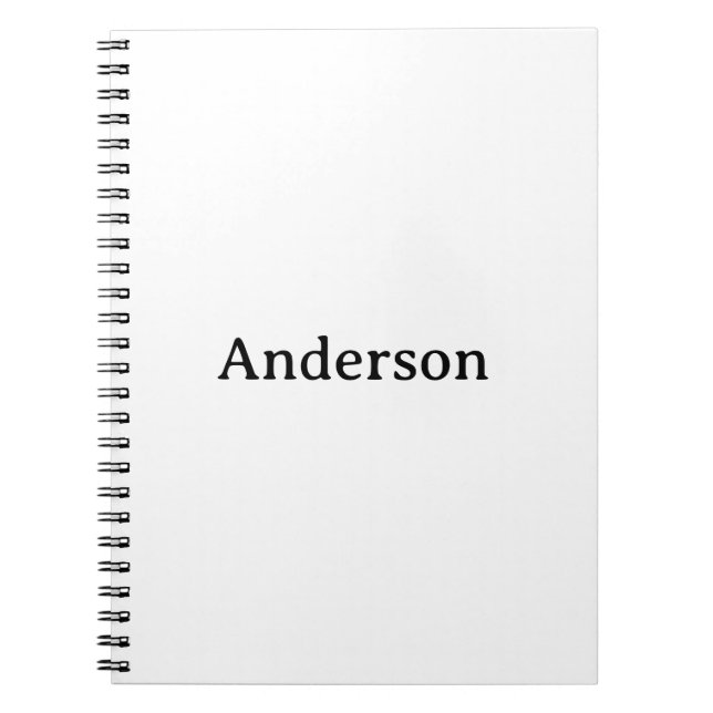 Create Your Own 6.5" x 8.75" Classic  Notebook (Front)
