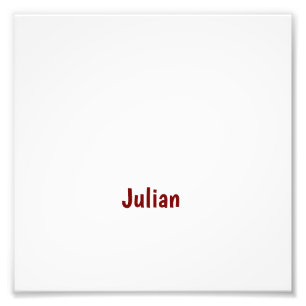 Create Your Own 6.82''x6.82'' Photo Enlargement  Print