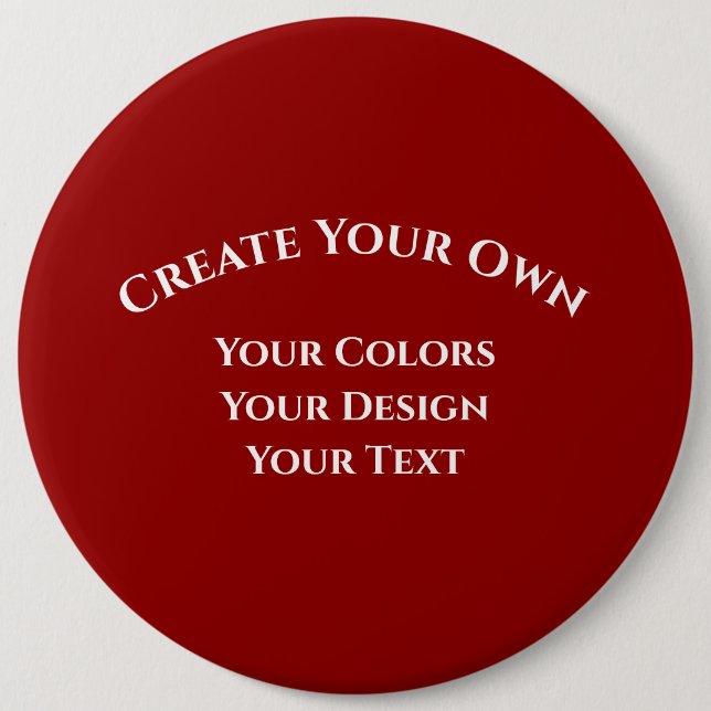 Create Your Own 6 Cm Round Badge (Front)