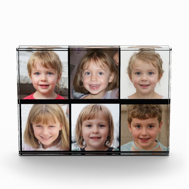 Create Your Own 6 Family Photo Collage (Front)