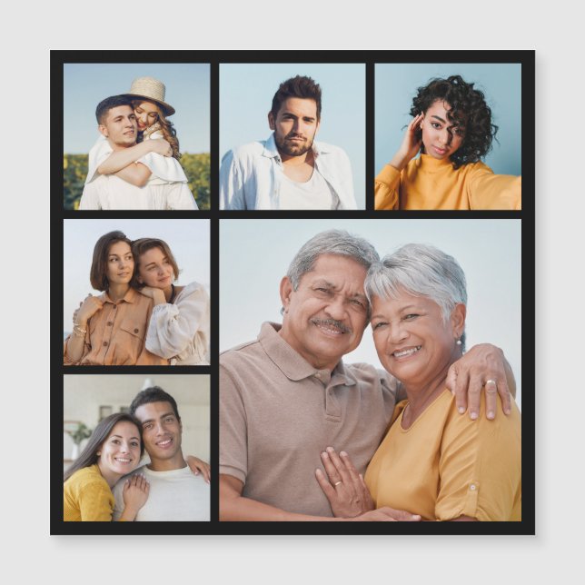 Create Your Own 6 Photo Collage  (Front)