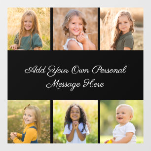 Create Your Own 6 Photo Collage Add Your Greeting
