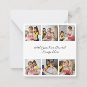 Create Your Own 6 Photo Collage Add Your Greeting Card