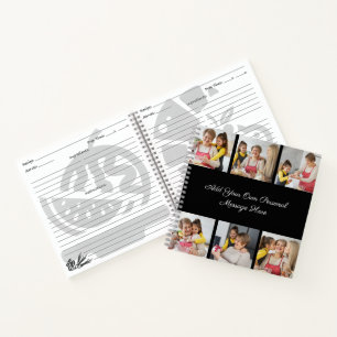 Create Your Own 6 Photo Collage Add Your Greeting Notebook