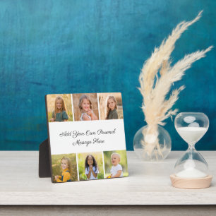 Create Your Own 6 Photo Collage Add Your Greeting Plaque