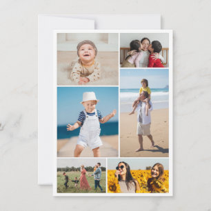 Create Your Own 6 Photo Collage Card