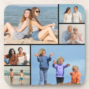 Create Your Own 6 Photo Collage Coaster