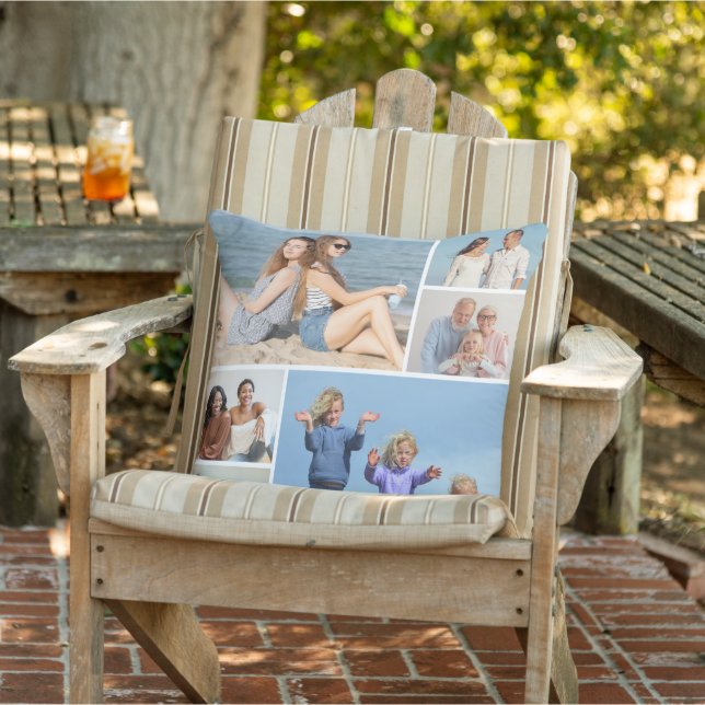 Create Your Own 6 Photo Collage Cushion (Chair)