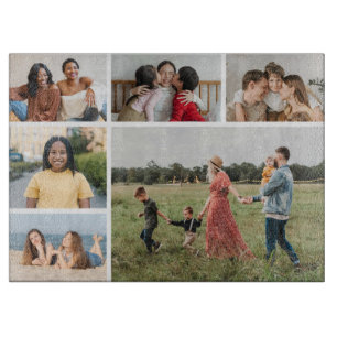 Create Your Own 6 Photo Collage Cutting Board