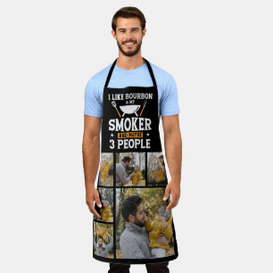 Create Your Own 6 Photo Collage Dad BBQ Apron