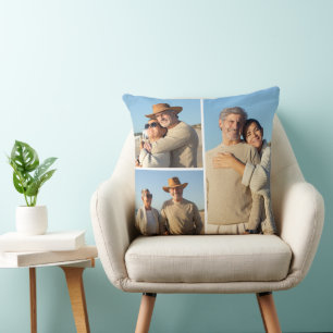 Create Your Own 6 Photo Collage (Doubled-Sided) Cushion