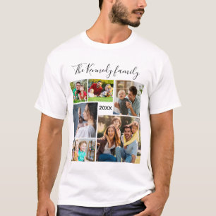 Create Your Own 6 Photo Collage Family Vacation  T-Shirt