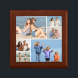 Create Your Own 6 Photo Collage Gift Box<br><div class="desc">Create your own 6 Photo Collage for Christmas, Birthdays, Weddings, Anniversaries, Graduations, Father's Day, Mother's Day or any other Special Occasion, with our easy-to-use design tool. Add your favourite photos of friends, family, vacations, hobbies and pets and you'll have a stunning, one-of-a-kind photo collage. Our custom photo collage is perfect...</div>