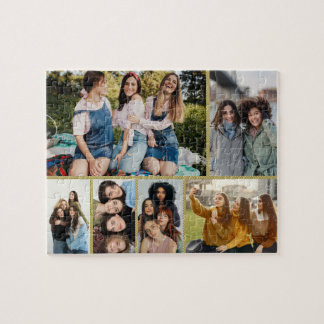 Create Your Own 6 Photo Collage Jigsaw Puzzle
