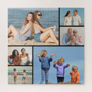 Create Your Own 6 Photo Collage Jigsaw Puzzle