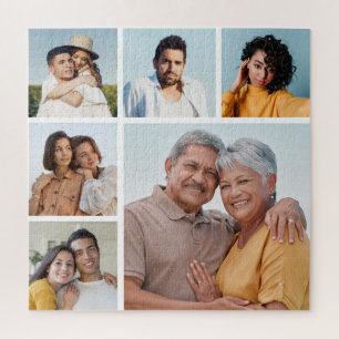 Create Your Own 6 Photo Collage  Jigsaw Puzzle
