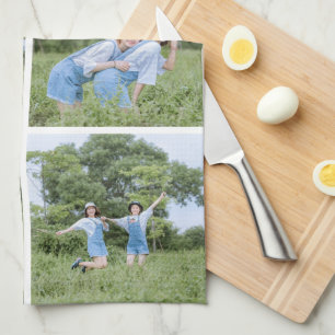 Create Your Own 6 Photo Collage Kitchen Towels