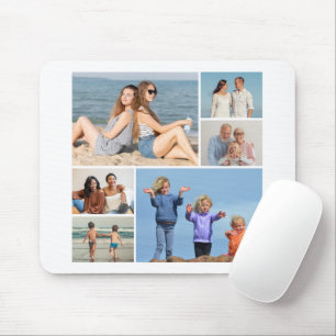 Create Your Own 6 Photo Collage Mouse Pad