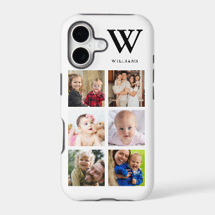 Create Your Own 6 Photo Collage Name Monogrammed i