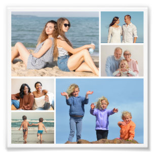 Create Your Own 6 Photo Collage Photo Enlargement