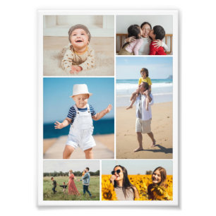 Create Your Own 6 Photo Collage Photo Enlargement
