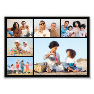Create Your Own 6 Photo Collage Photo Enlargement Print