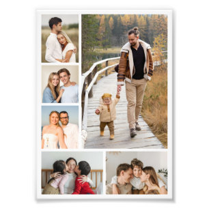 Create Your Own 6 Photo Collage Photo Enlargement Print