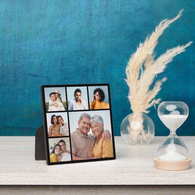 Create Your Own 6 Photo Collage  Plaque (Insitu)