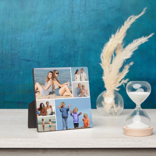Create Your Own 6 Photo Collage Plaque (Insitu)